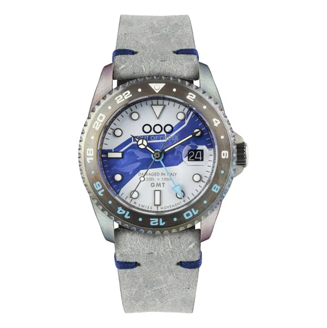 Out Of Order GMT Juneau orologio quarzo 44mm madreperla