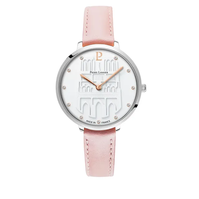 Pierre Lannier Coeur Battant orologio 33 mm pelle