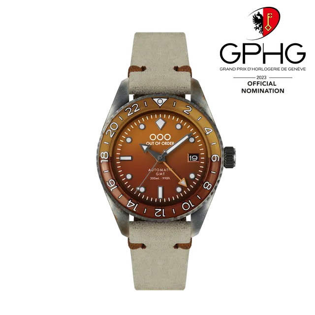 Out Of Order Shaker Scotch GMT automatico 40mm marrone