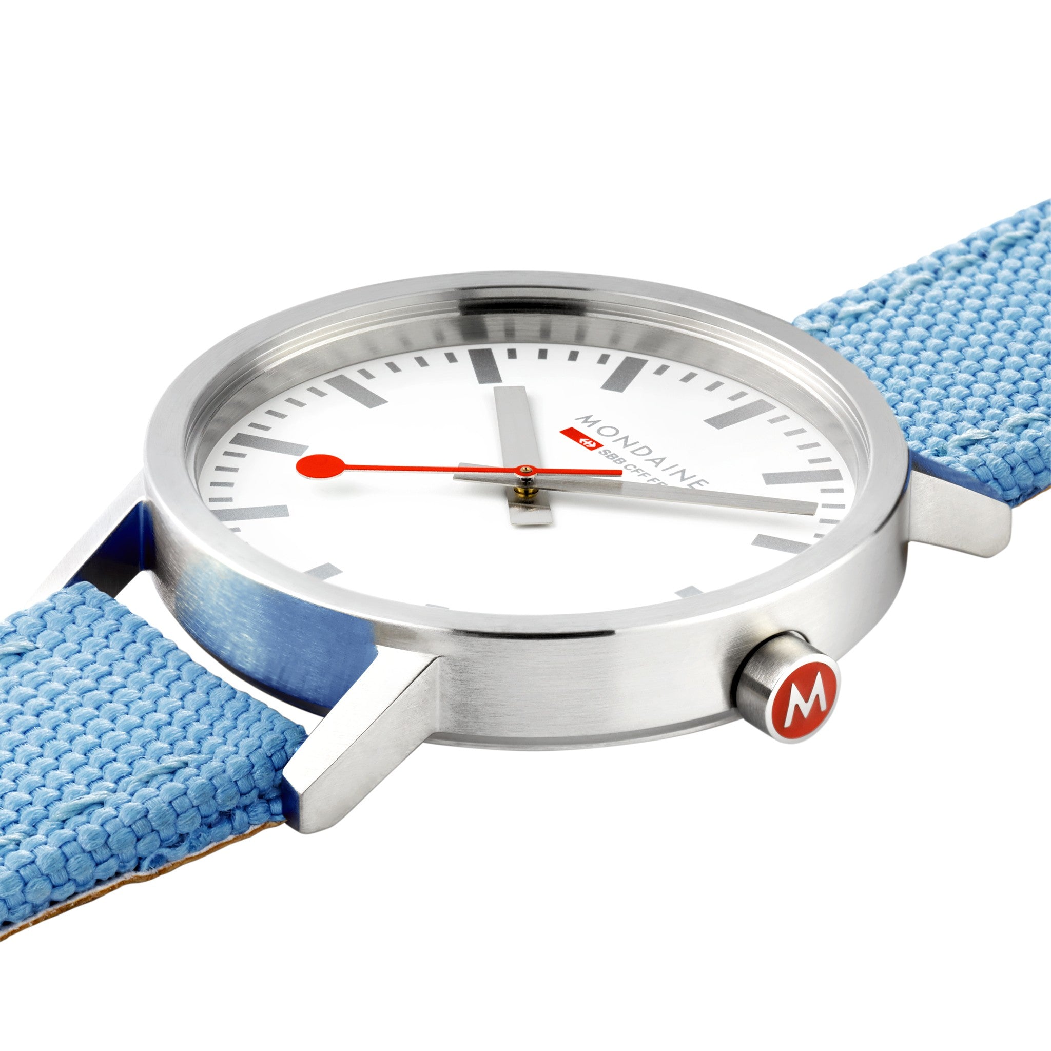 Mondaine Classic Azzurro orologio 30mm quarzo
