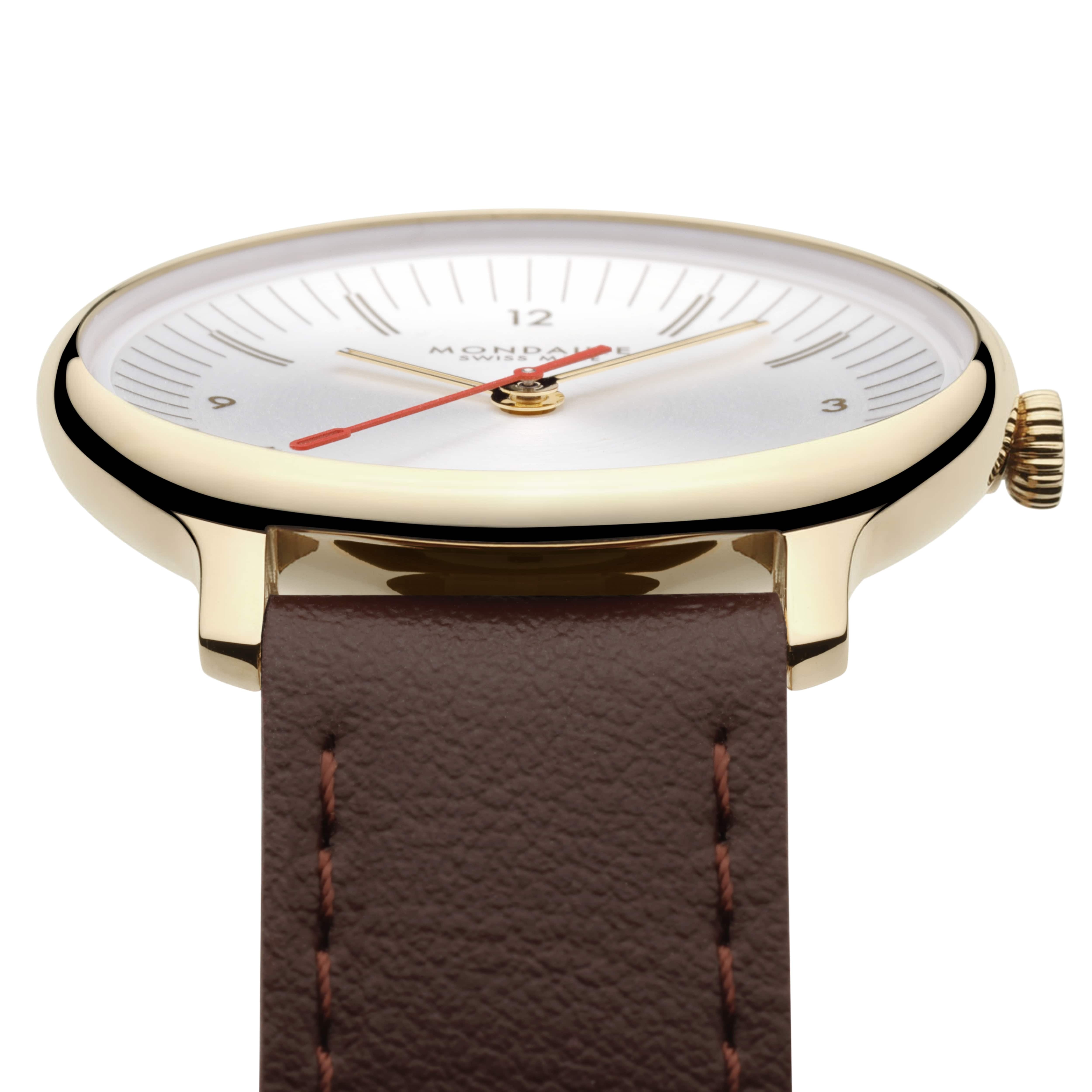 Mondaine Doppio Oro MLE.33110.LGV orologio 33mm