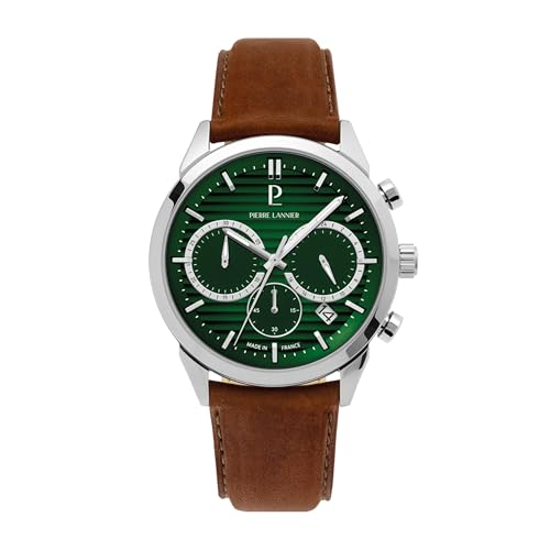 Pierre Lannier Monarck cronografo acciaio 43 mm