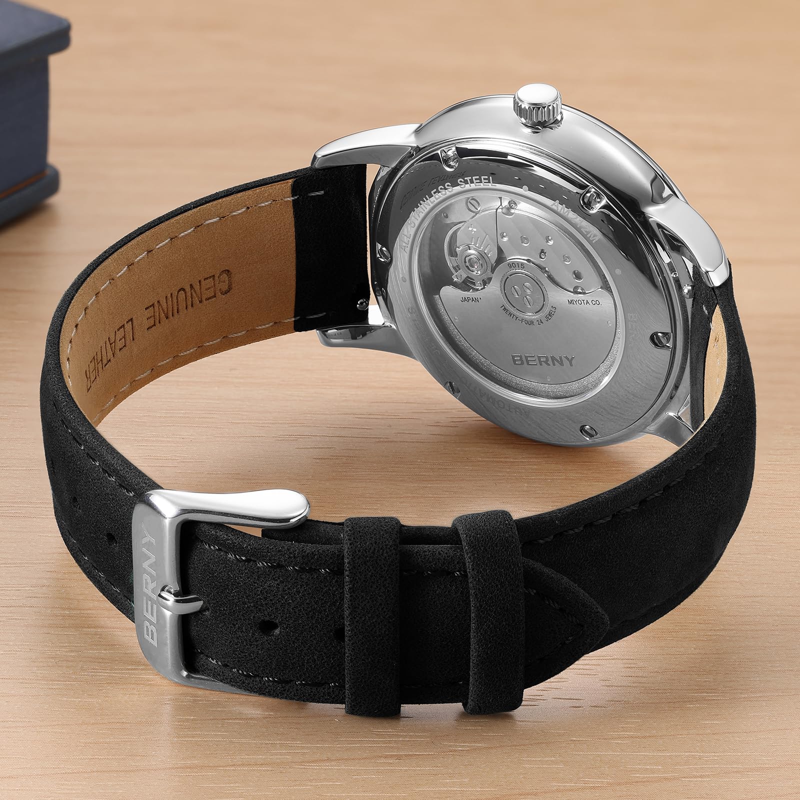 Berny Automatico orologio uomo bianco elegante
