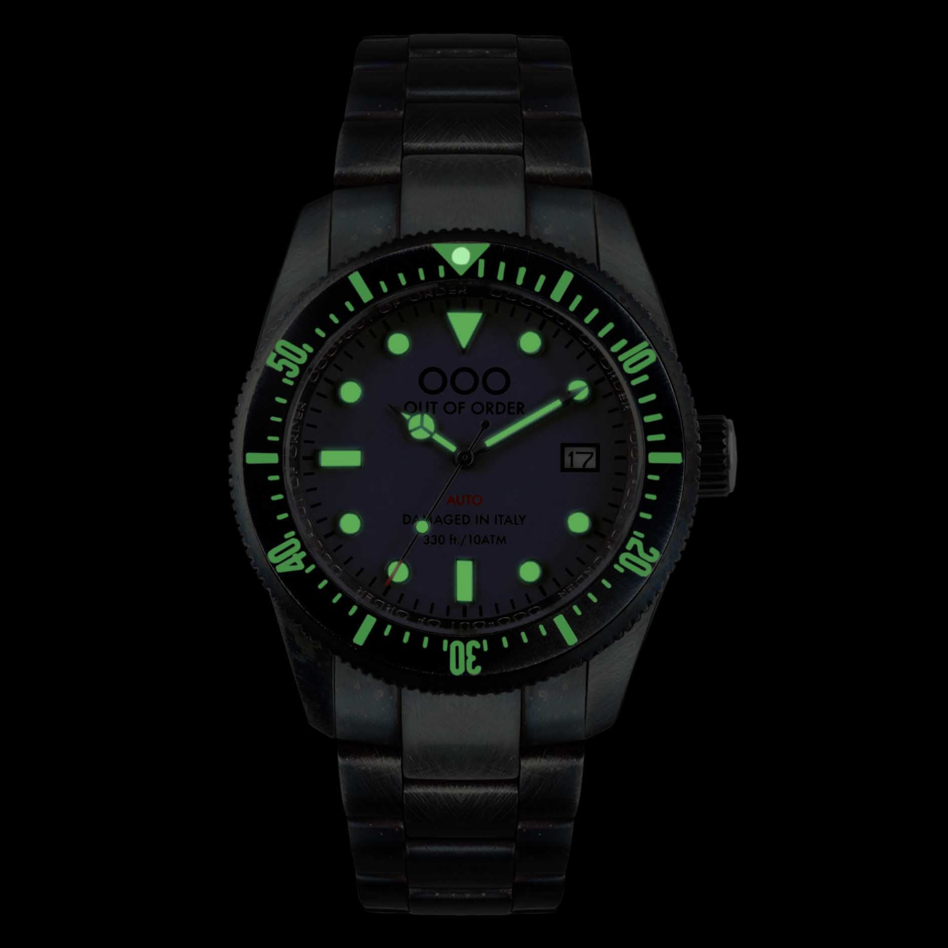 Out Of Order Auto 2.0 Blue orologio automatico blu 44 mm