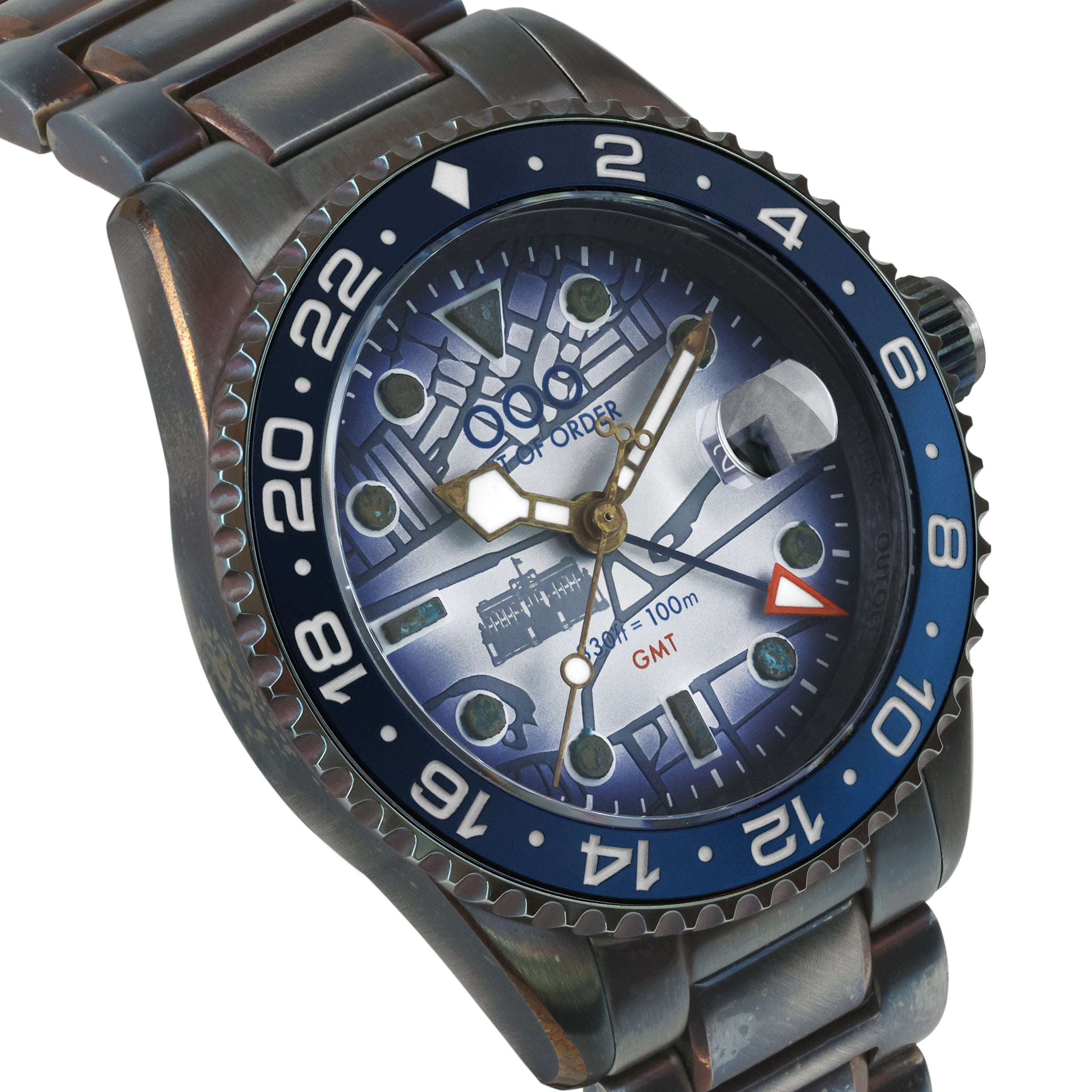 Out Of Order Casanova London GMT orologio quarzo 40 mm