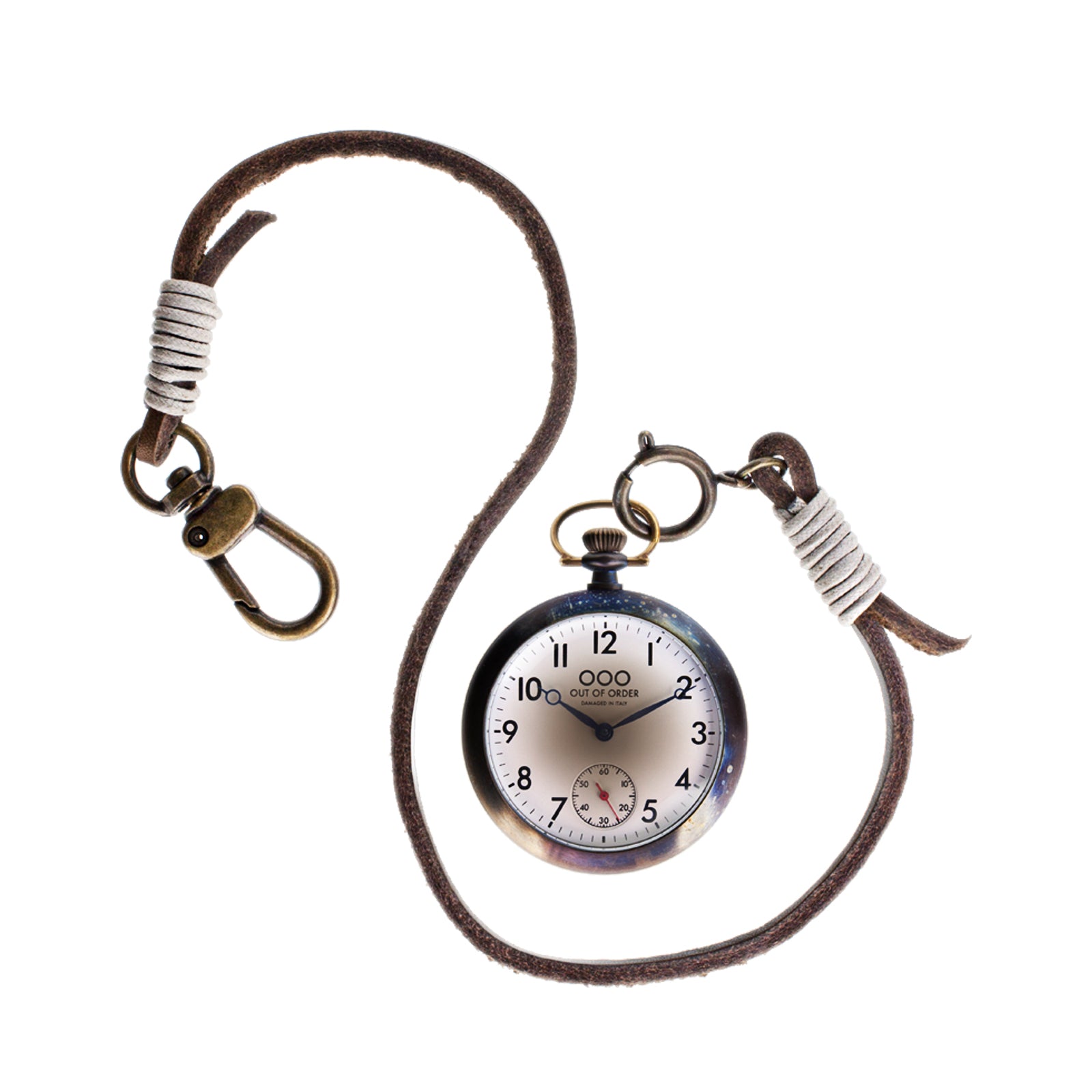 Out Of Order Calabrone White orologio da tasca bianco 47 mm