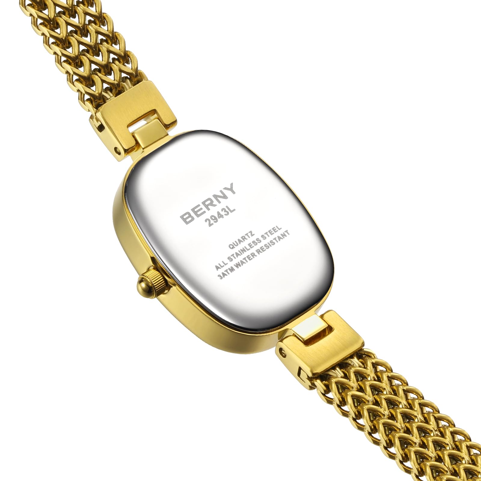 Berny Gold orologio quarzo donna rosso ovale