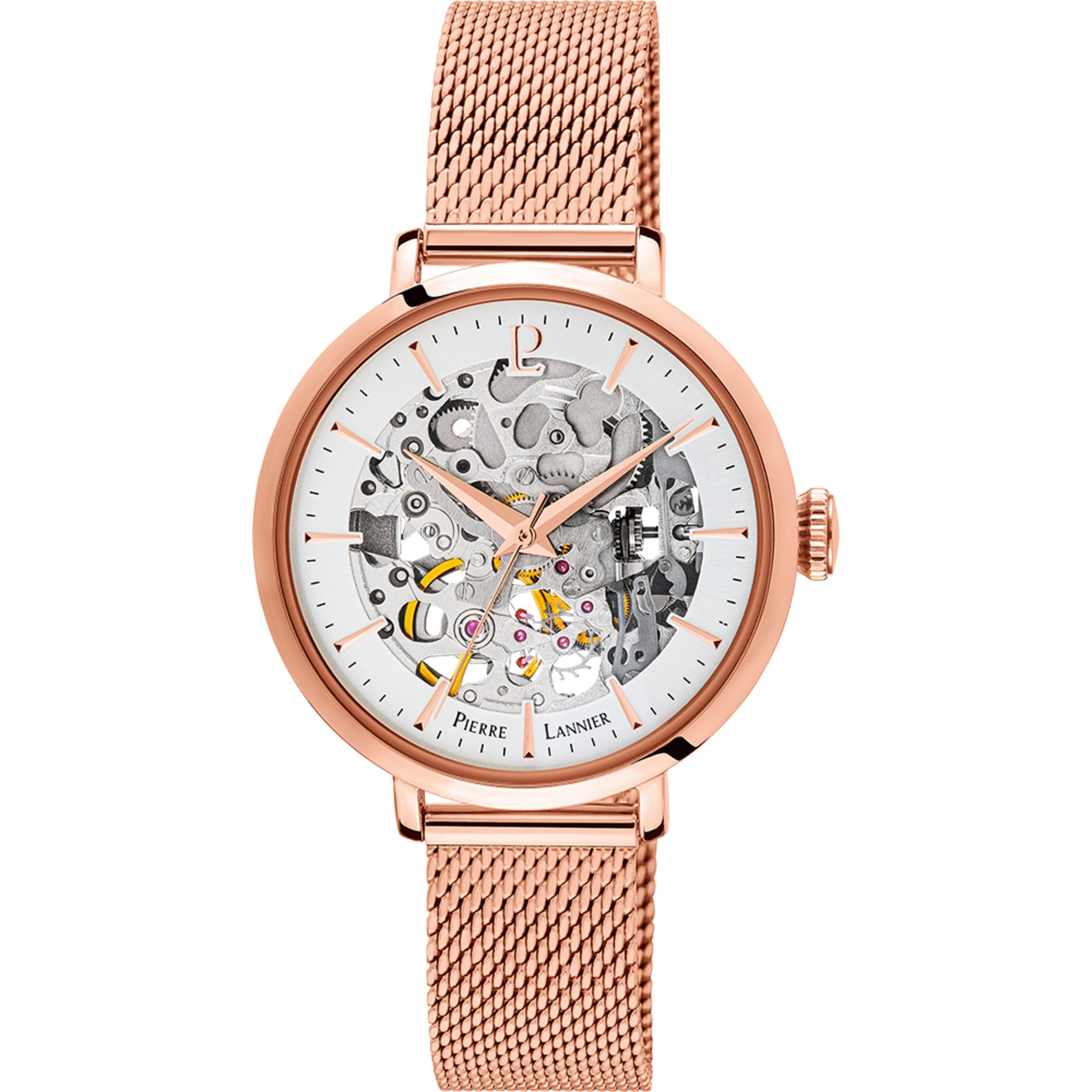 Pierre Lannier 313B928 Orologio Donna Automatico Rosa 35 mm