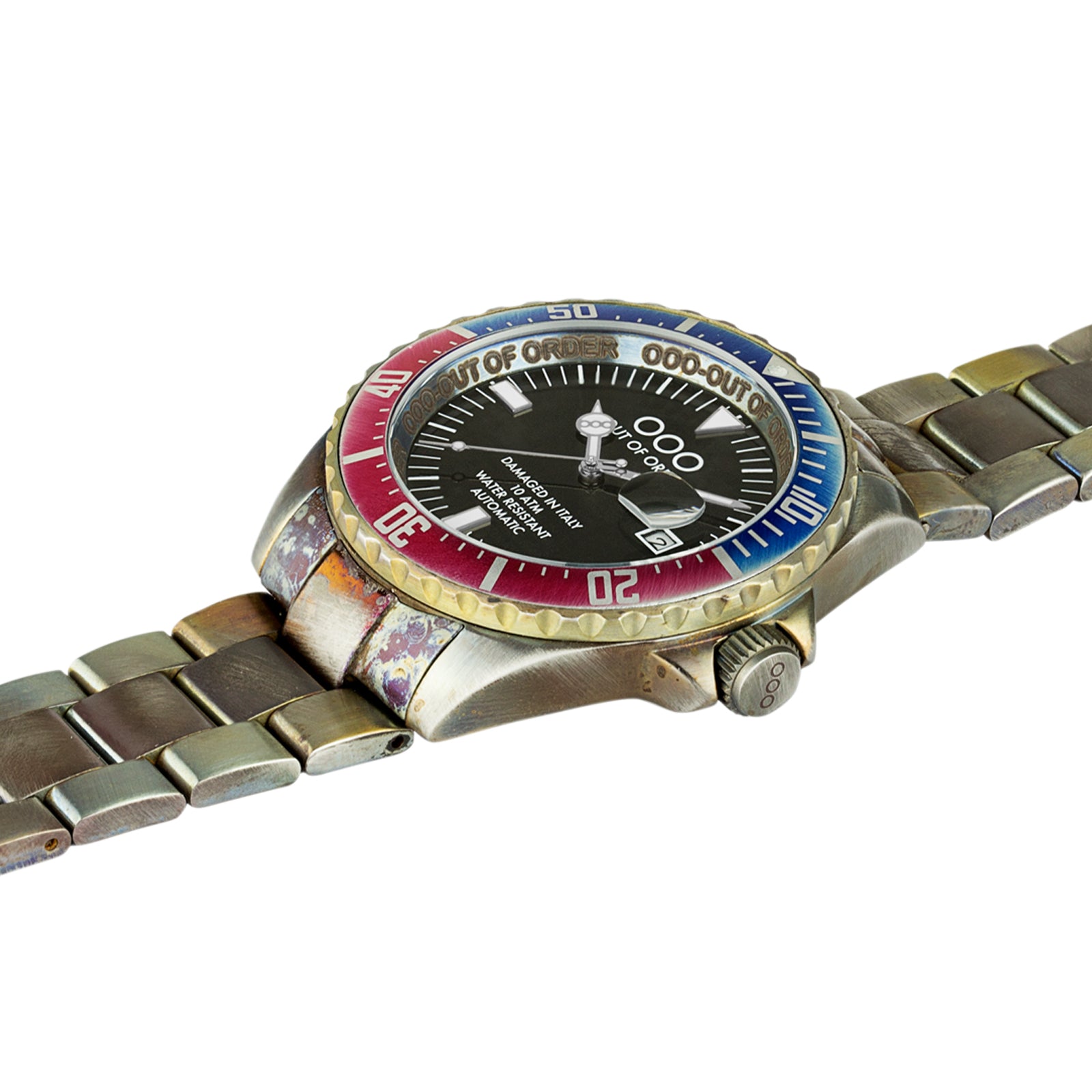 Out Of Order Automatico Red Blue orologio automatico