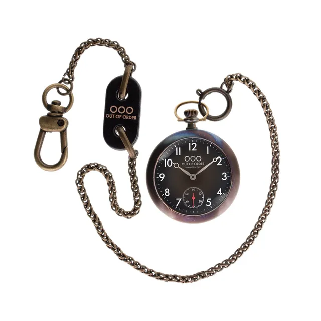 Out Of Order Calabrone Black orologio da tasca 47 mm