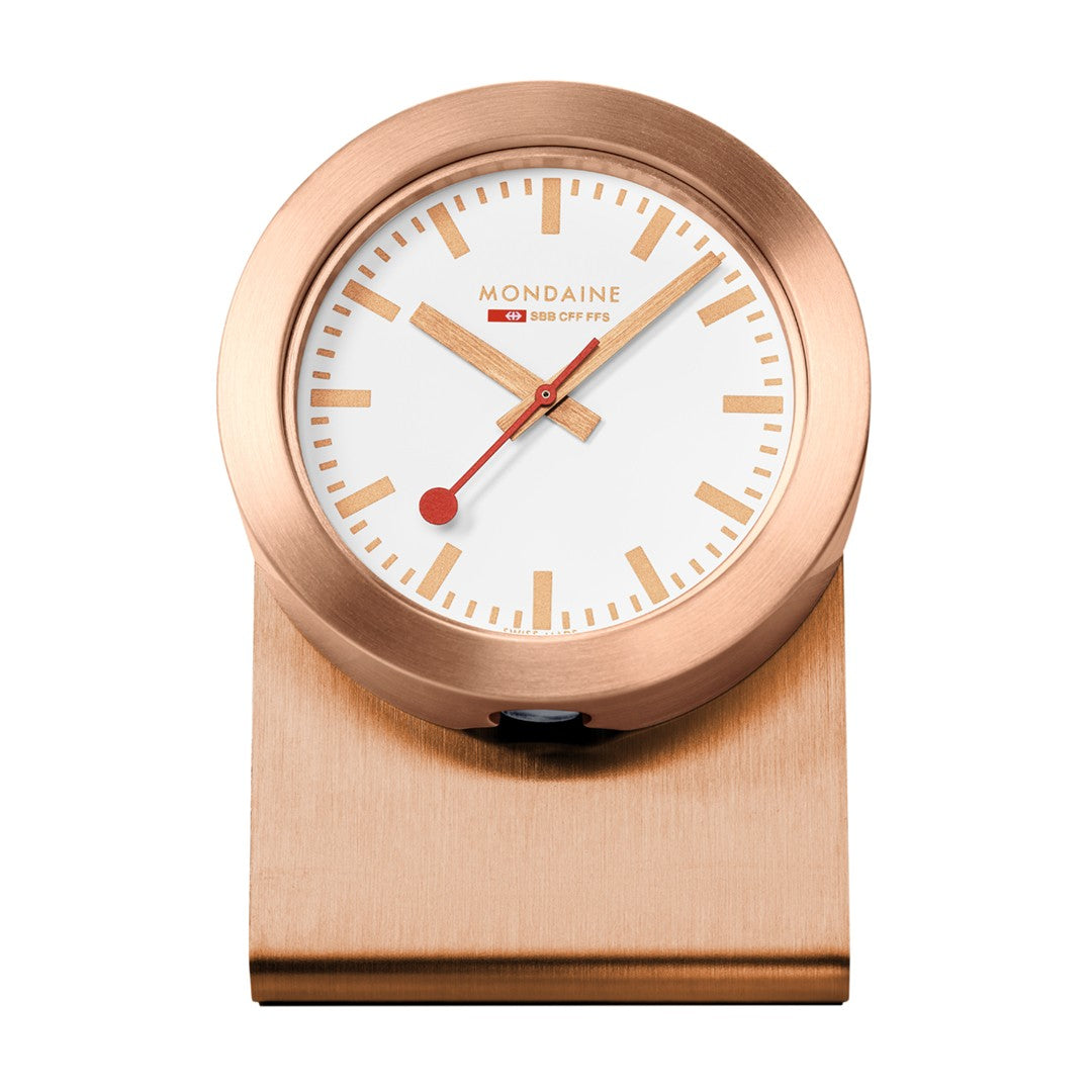 Mondaine Magnet Clock Oro Rosa orologio tavolo 50mm