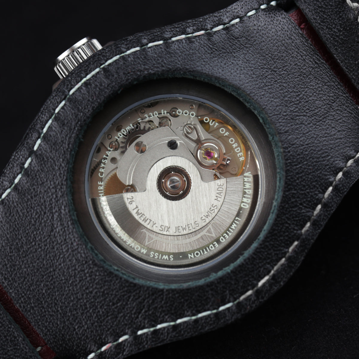Out Of Order Vampiro orologio automatico nero 40 mm