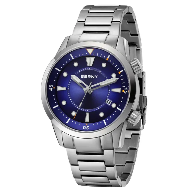 Berny Diver Collection orologio automatico blu 200 m