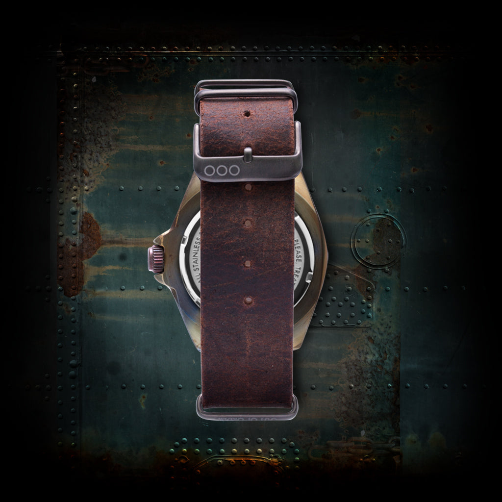 Out Of Order Scorpione Brown Yellow orologio quarzo 44 mm