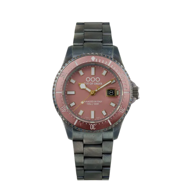 Out Of Order Casanova Cipria orologio quarzo 44 mm acciaio