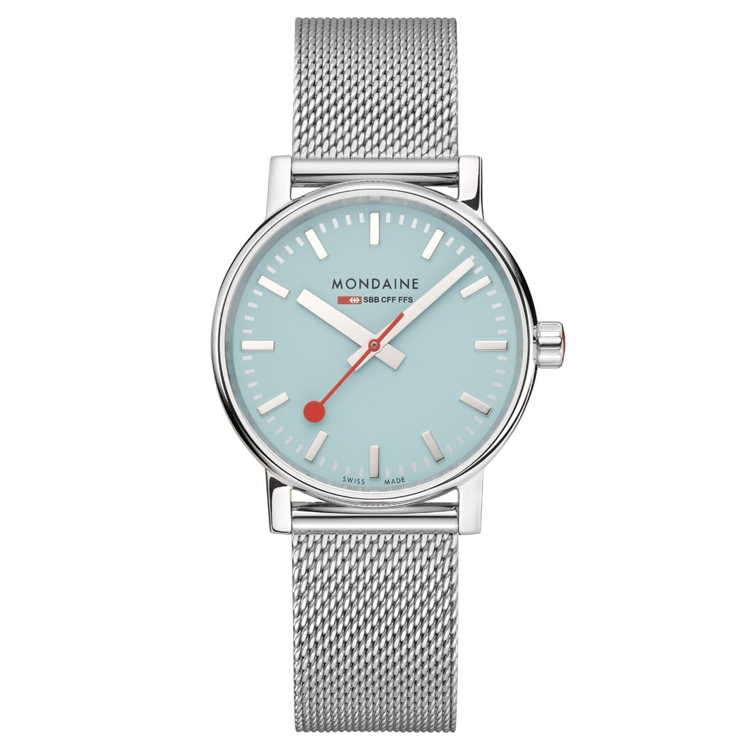 Mondaine evo2 Turchese 35mm orologio quarzo milanese