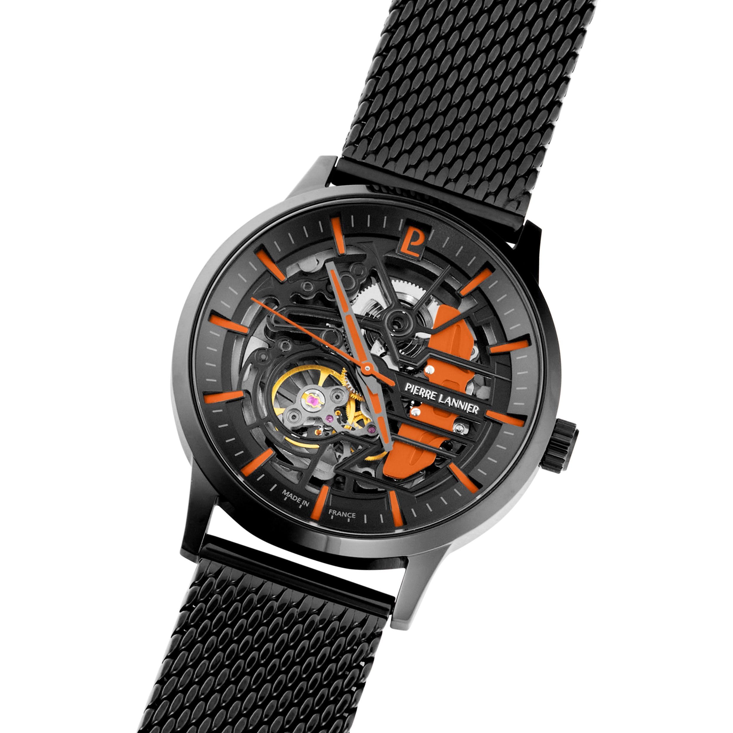 Pierre Lannier Paddock orologio automatico 43 mm acciaio 5 ATM