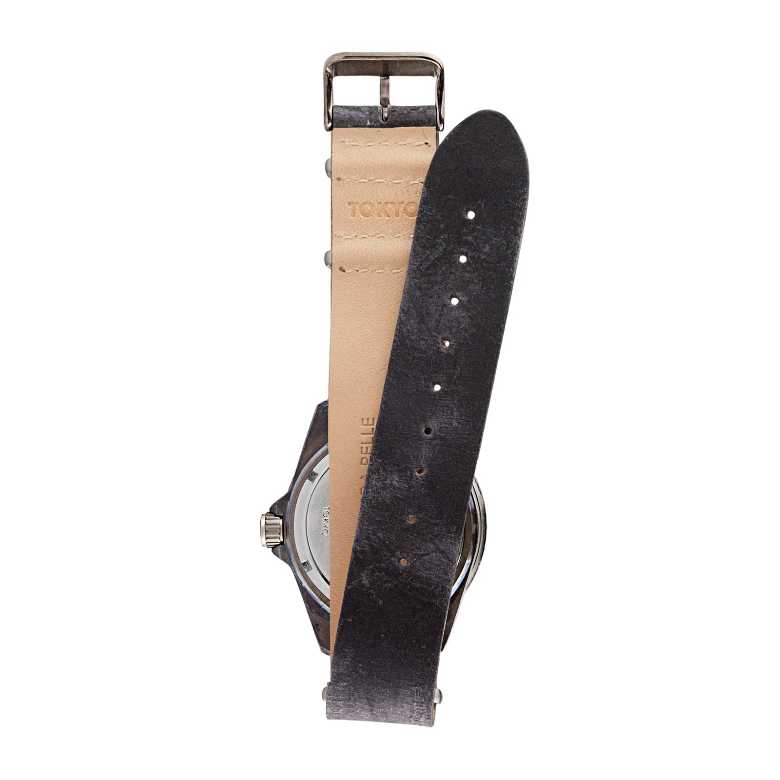 Out Of Order GMT Tokyo orologio 44mm pelle secondo fuso