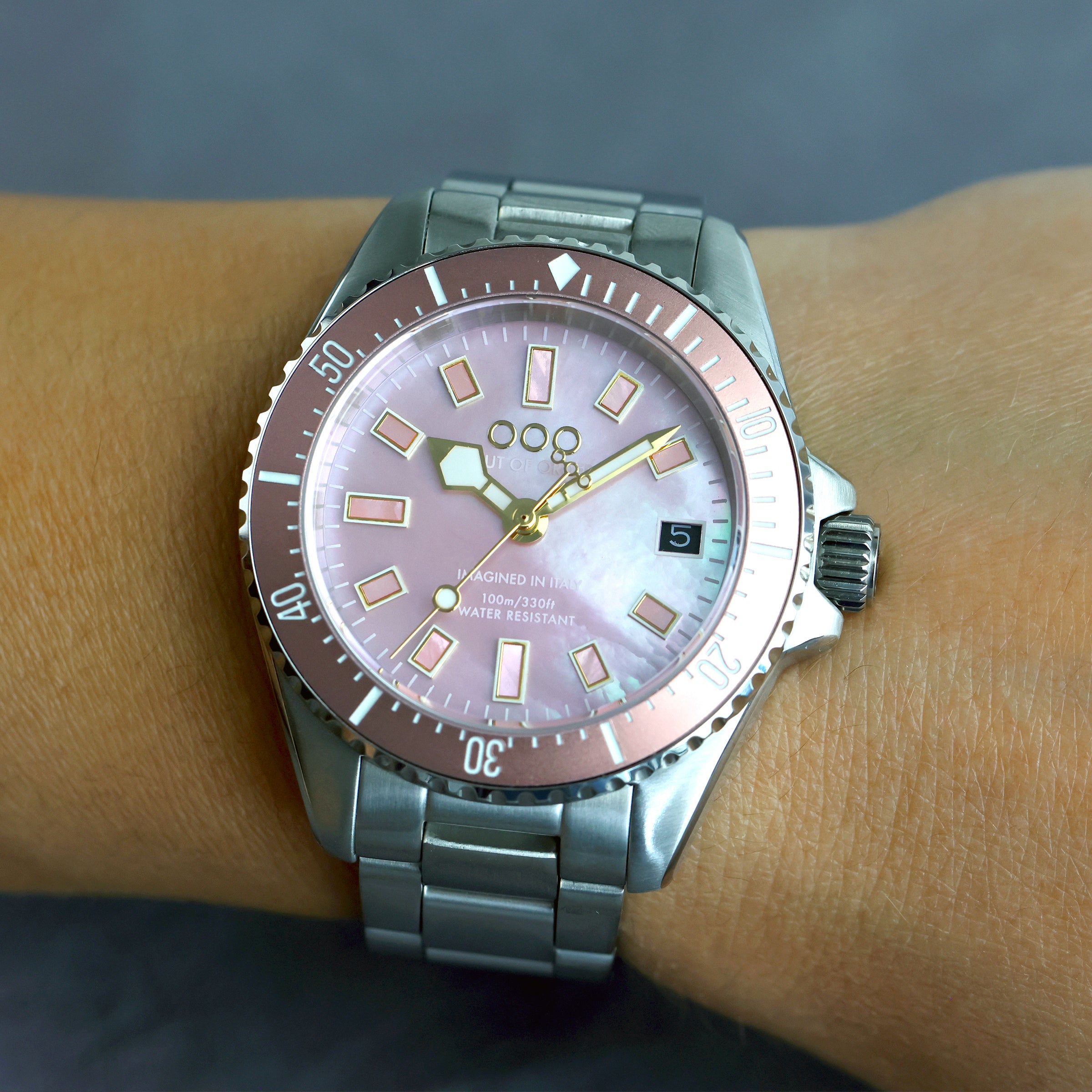Out Of Order Casanova Mop Pink orologio madreperla rosa
