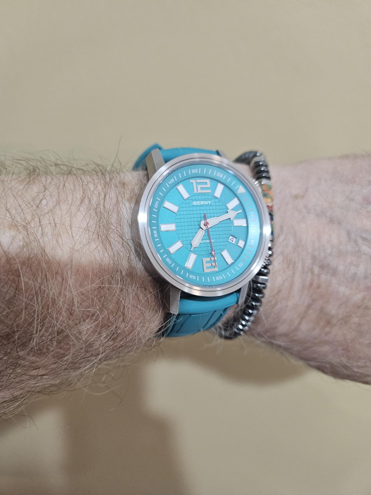Berny Diver Orologio Uomo Giallo Automatico 20ATM