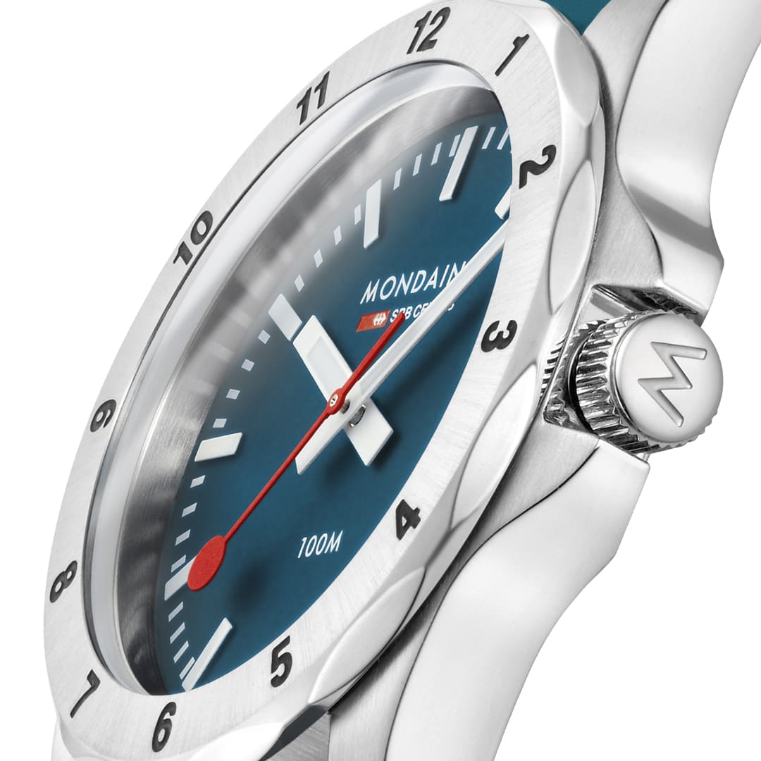 Mondaine Numeri Blue Lake orologio 42 mm quarzo blu