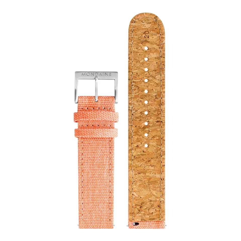 Mondaine Tela Arancione cinturino 20 mm rapido