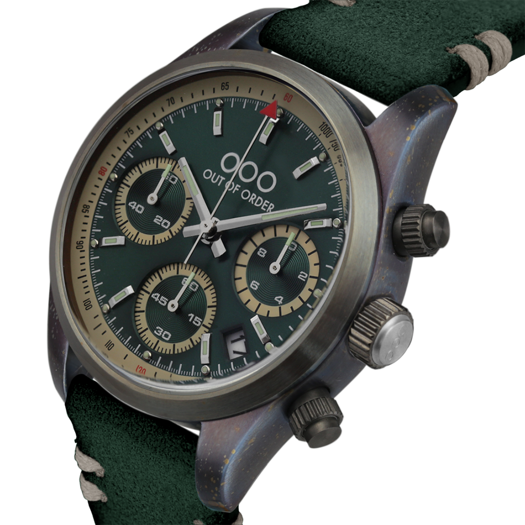 Out Of Order Sporty Royal Green cronografo 40 mm verde