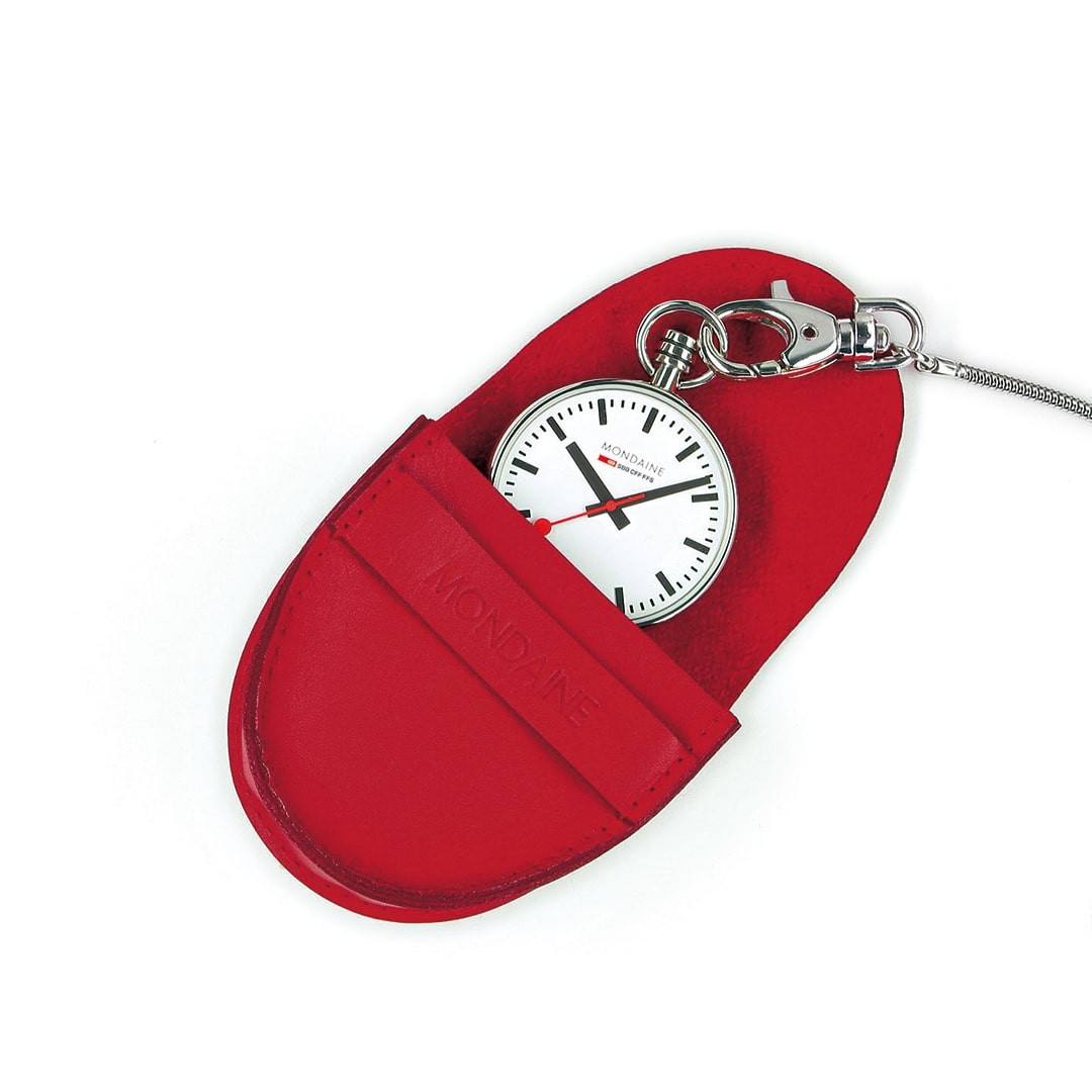 Mondaine Pocket Watch Orologio da Tasca 43 mm Acciaio