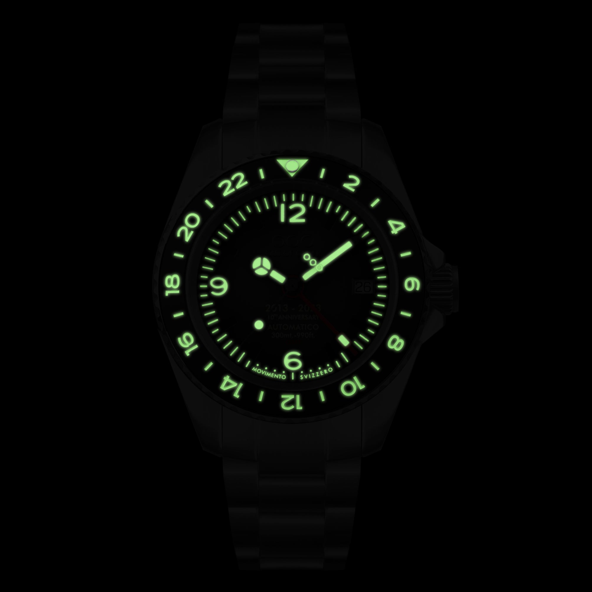 Out Of Order 10th Anniversary orologio GMT 40 mm nero