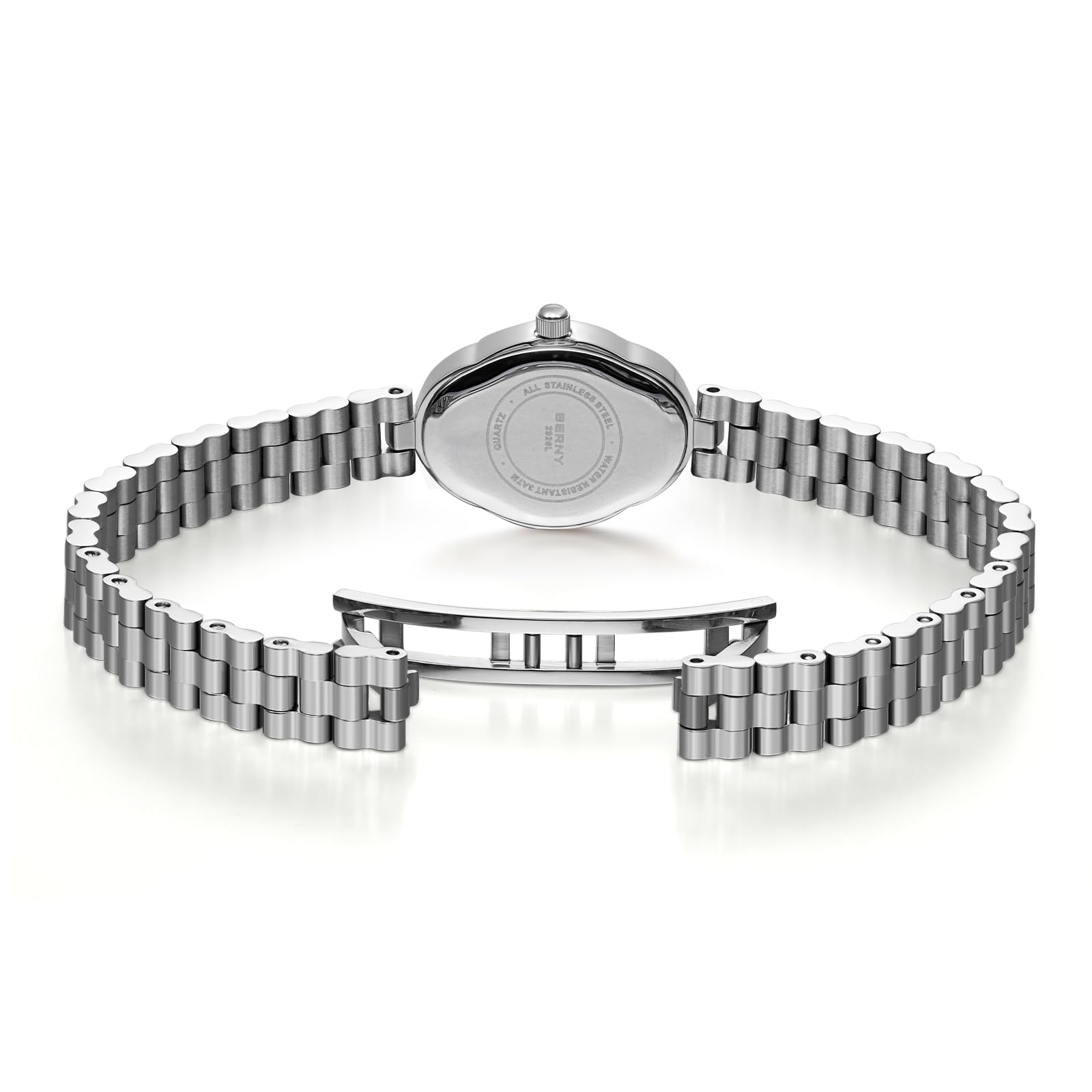 Berny Quarzo Orologio Donna Bianco 3ATM Elegante