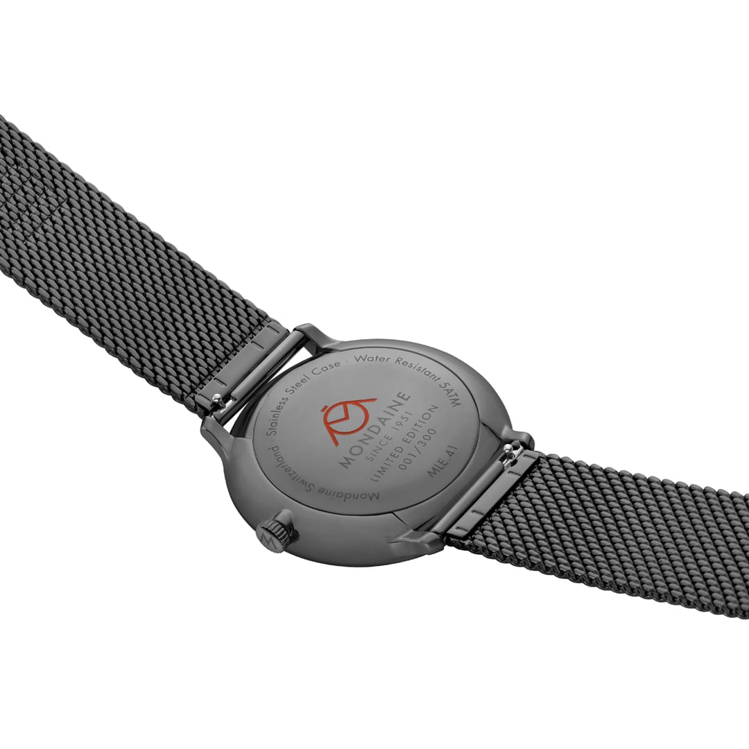 Mondaine Doppio Mirror 41 mm Orologio Edizione Limitata