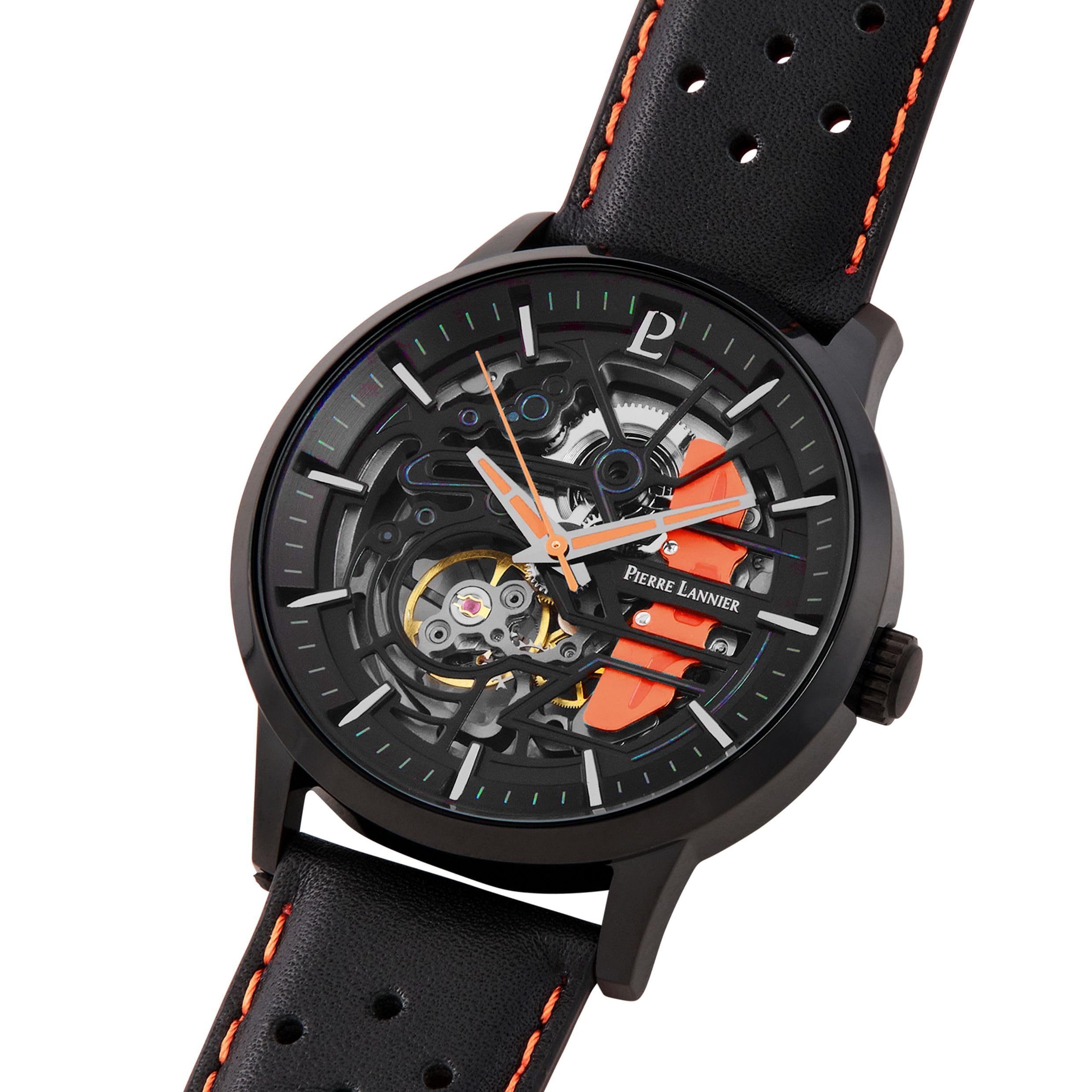 Pierre Lannier Paddock orologio automatico 43 mm acciaio 5 ATM