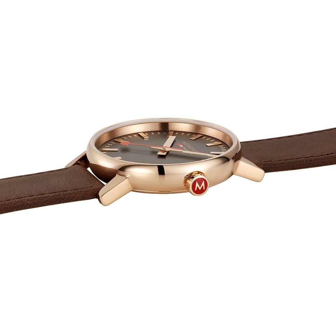 Mondaine Evo2 Big 40mm orologio oro rosé quarzo