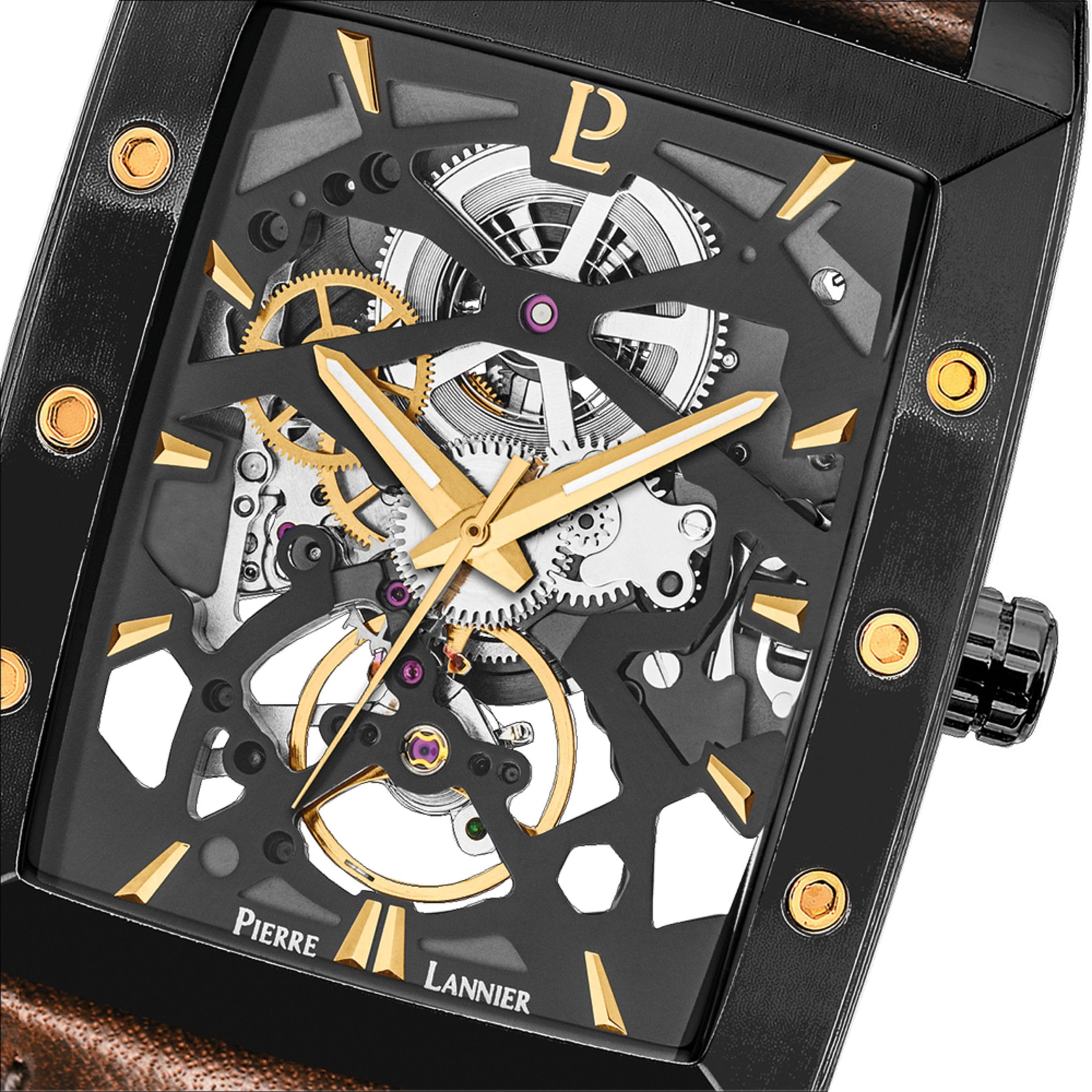 Pierre Lannier Hector orologio automatico acciaio 5 ATM