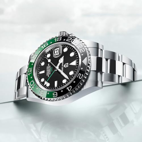 Pagani Design 1662 Orologio GMT Uomo Verde Nero 40mm