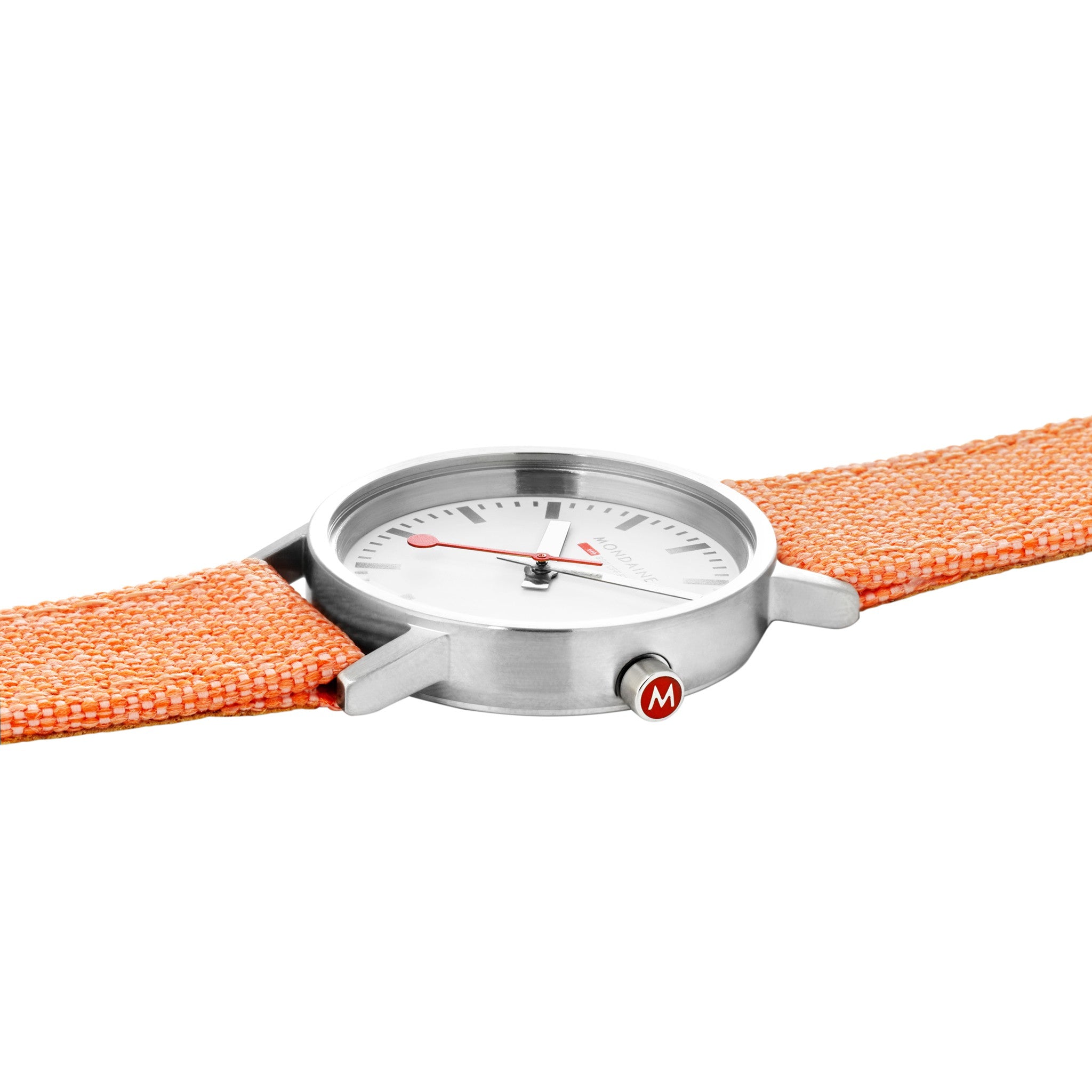 Mondaine Classic orologio 30 mm arancio