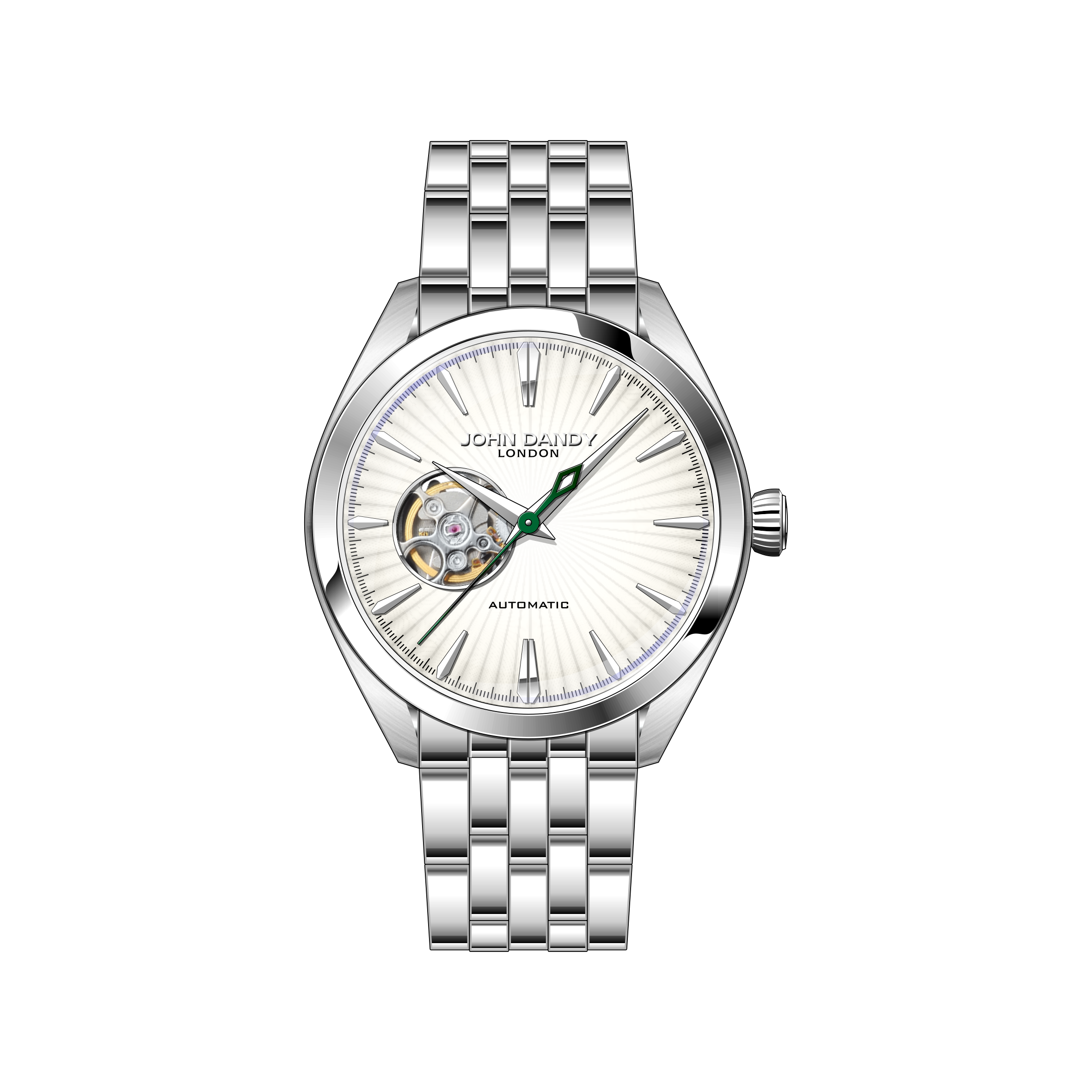 John Dandy JD5307M Orologio Quarzo Pelle Blu Uomo