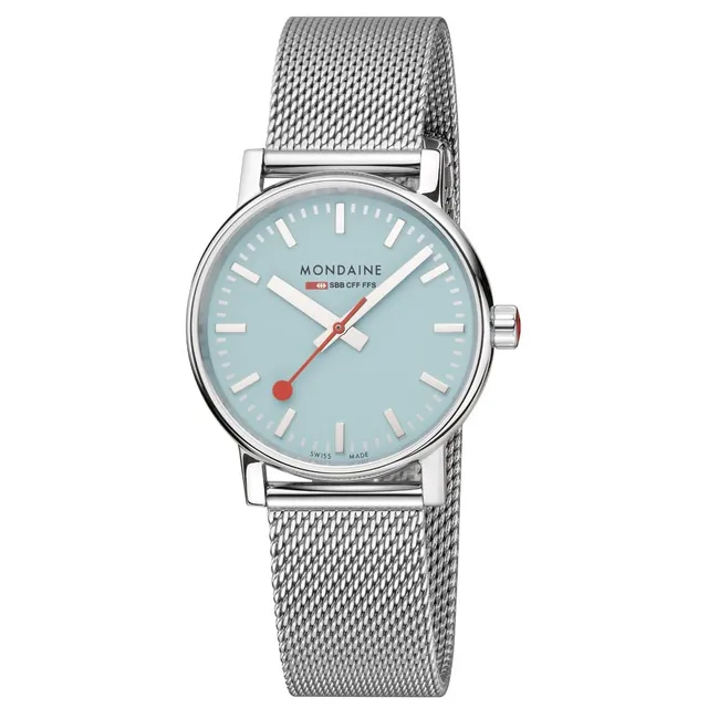 Mondaine evo2 Turchese 35mm orologio quarzo milanese