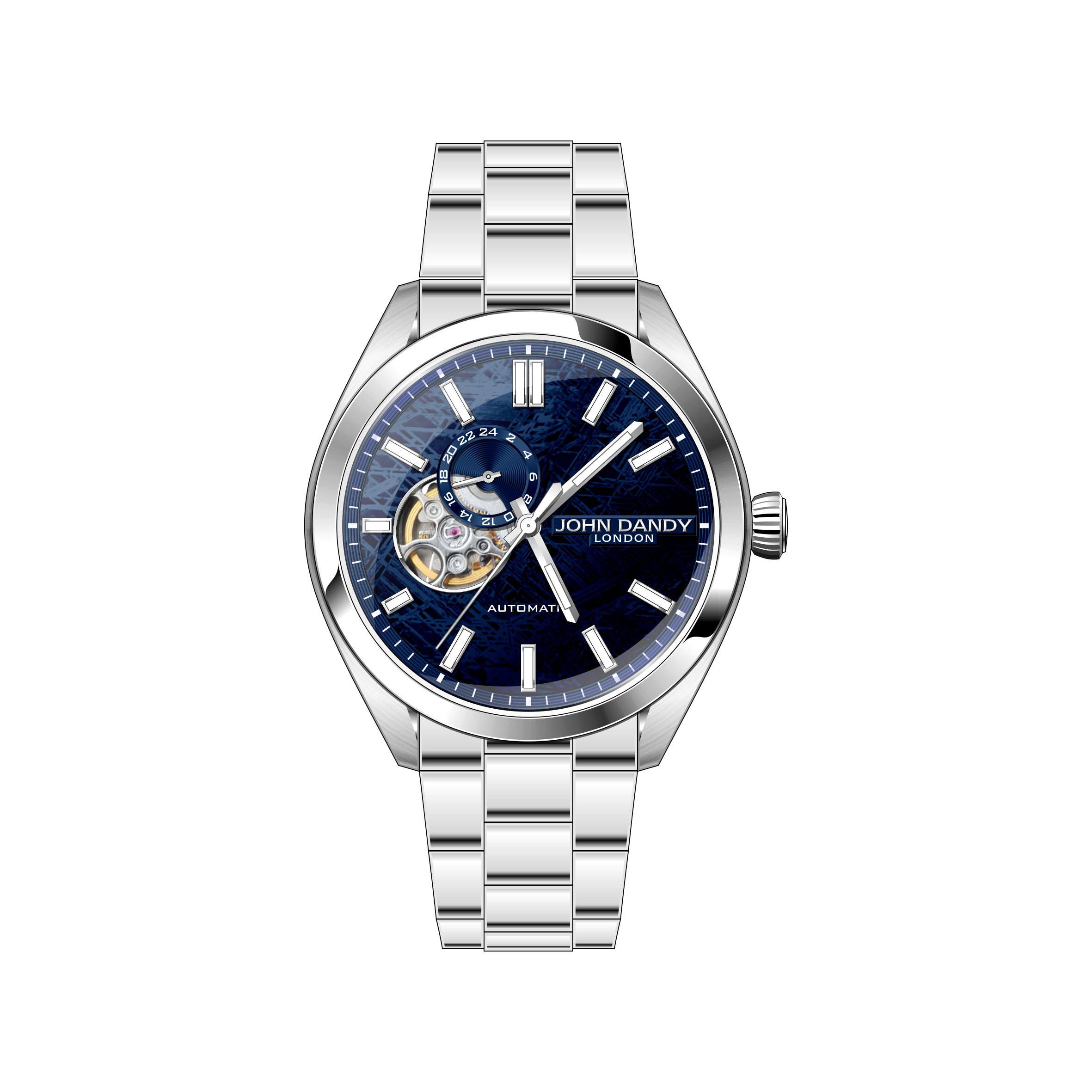 John Dandy JD5320 orologio pelle blu