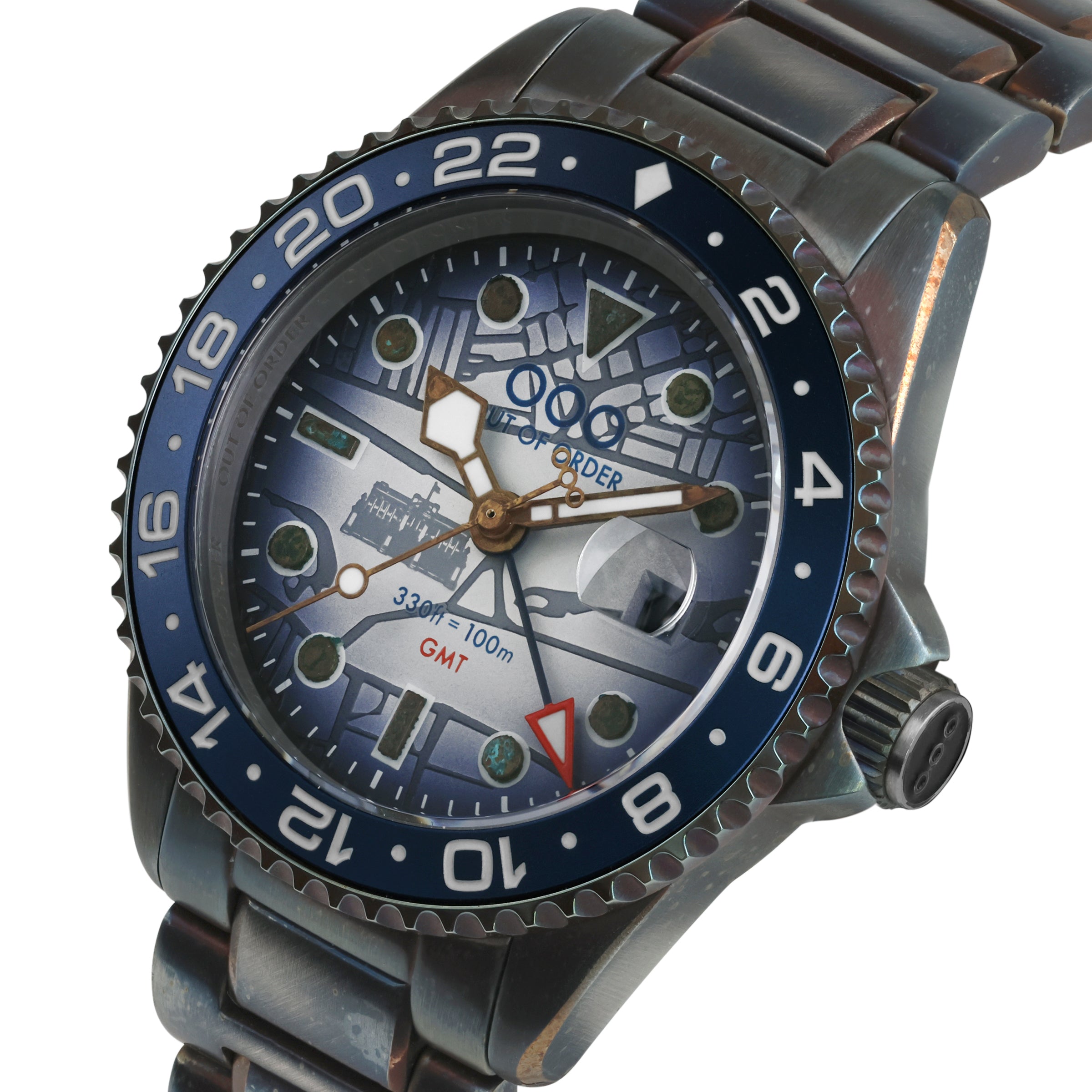 Out Of Order Casanova London GMT orologio quarzo 40 mm