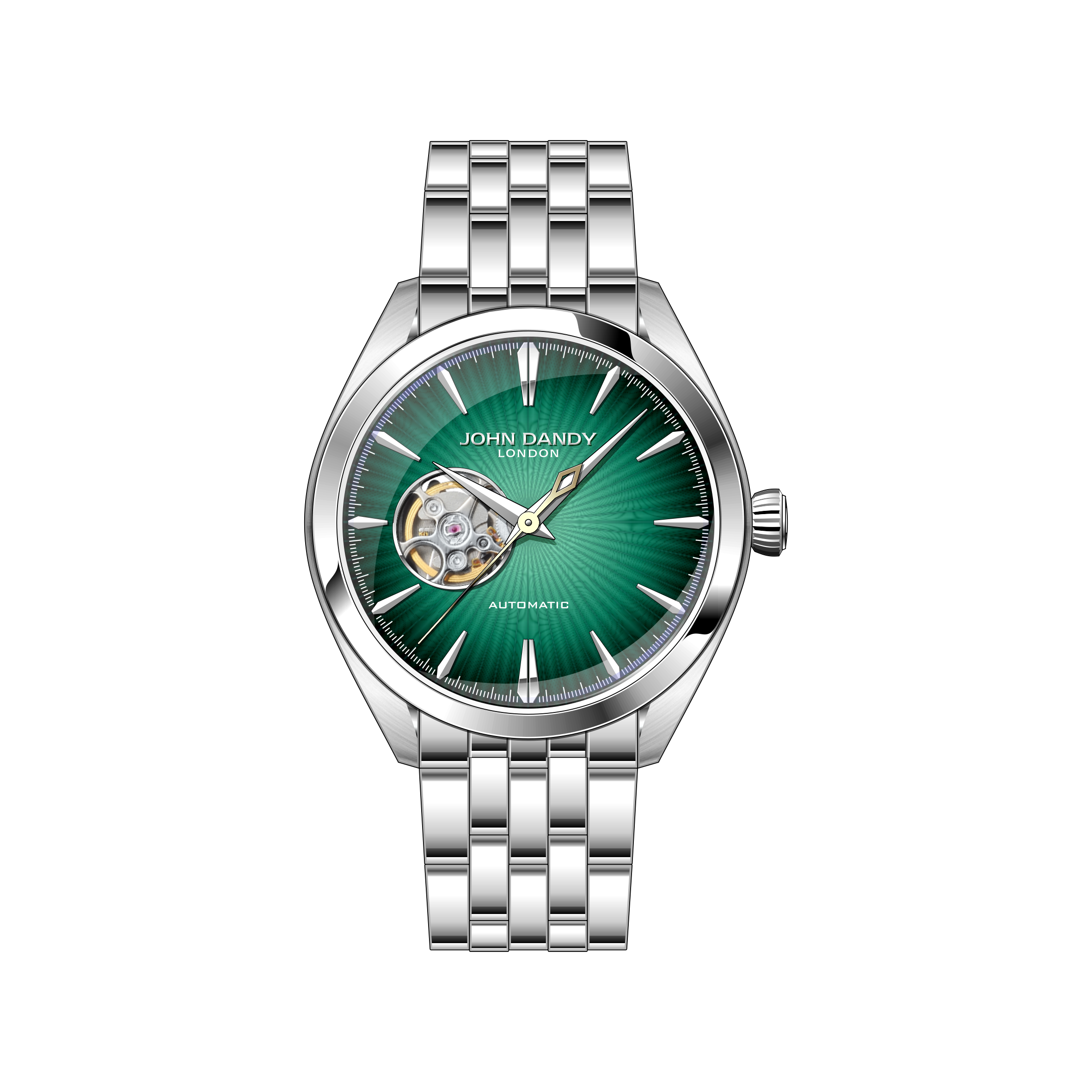 John Dandy JD5307M Orologio Quarzo Pelle Blu Uomo