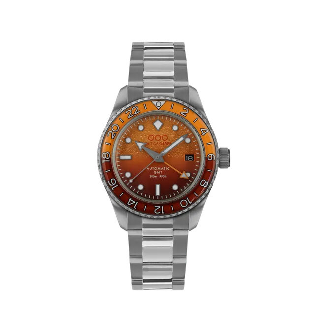 Out Of Order Shaker Negroni orologio automatico GMT 40 mm arancione