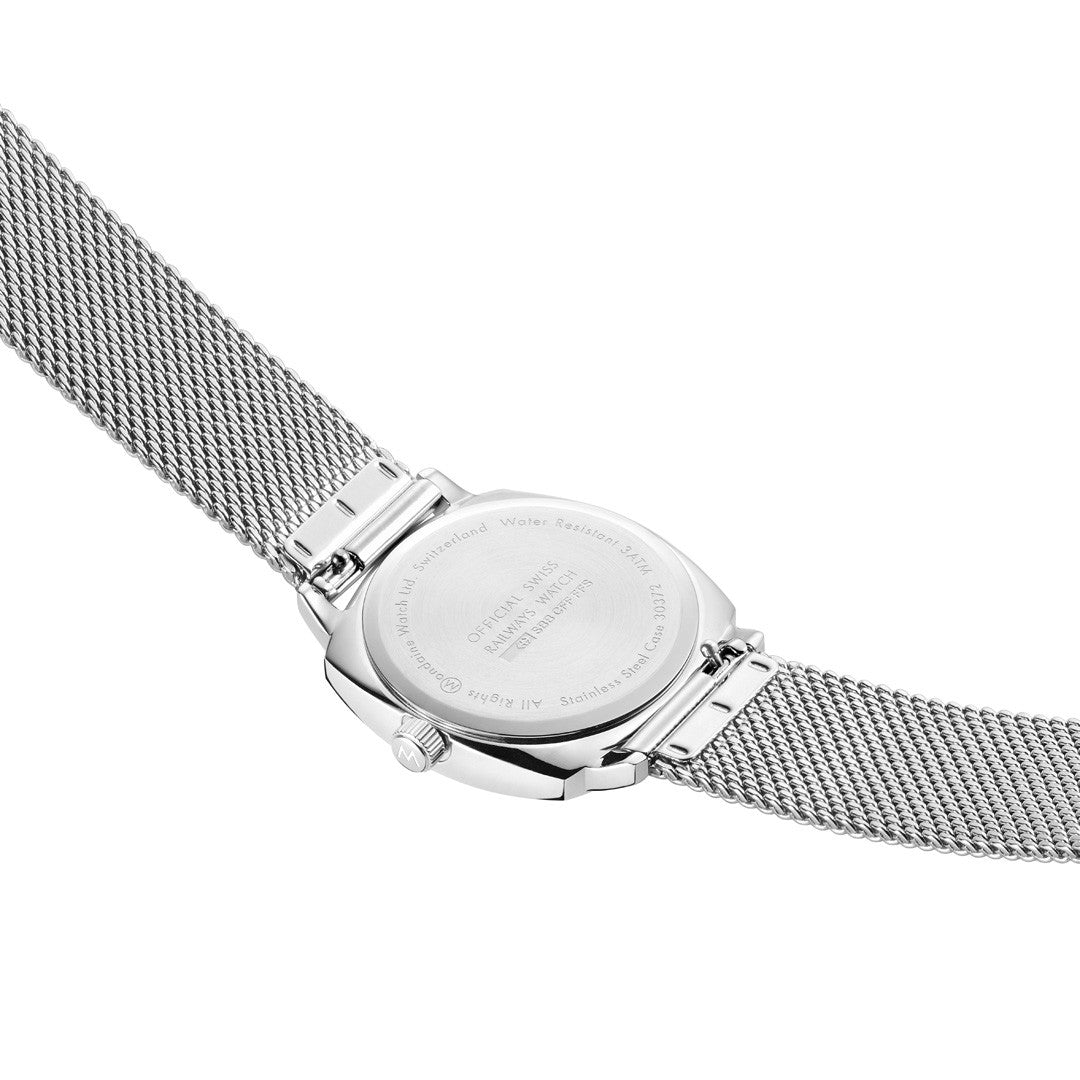 Mondaine Petite Cushion 31 mm Orologio Acciaio