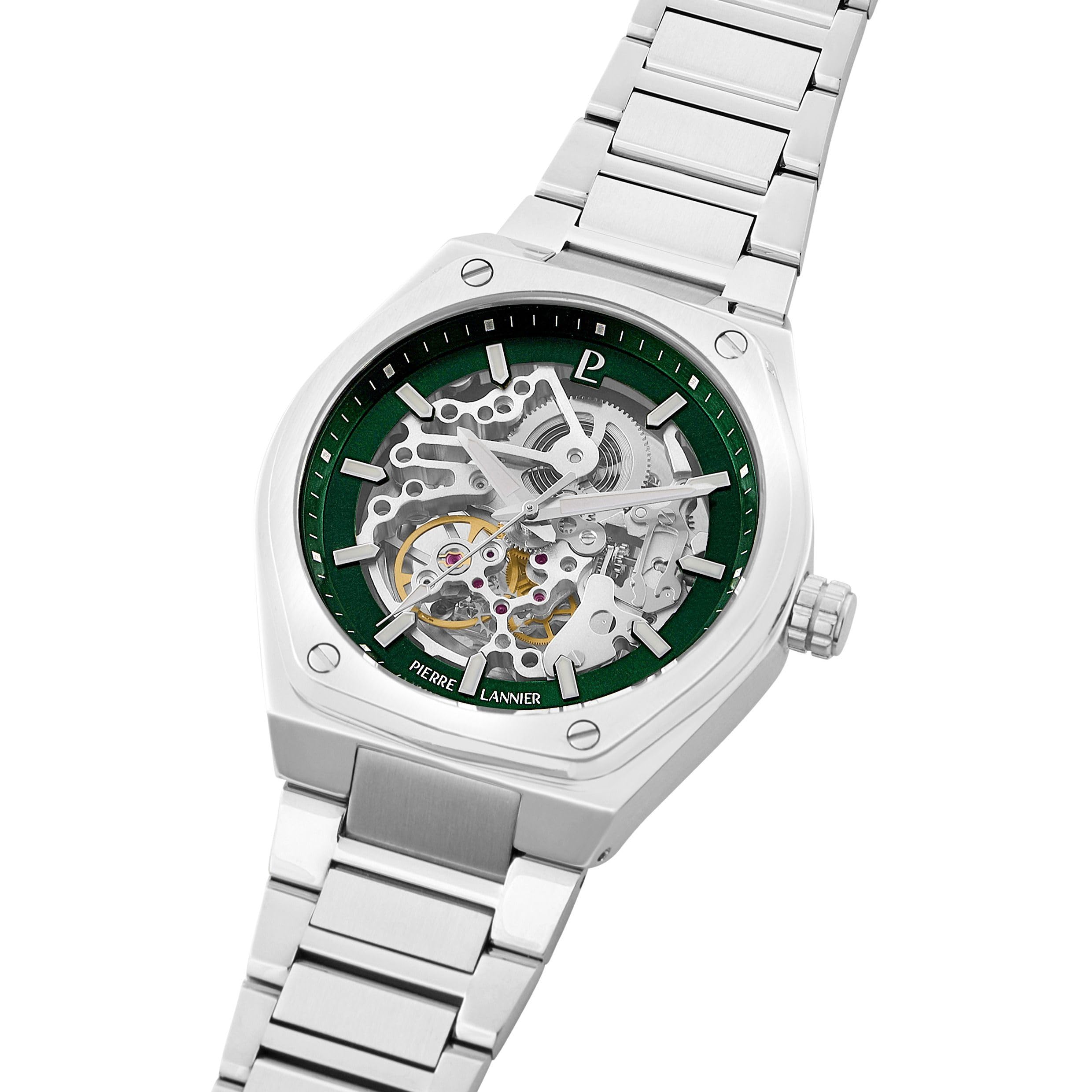 Pierre Lannier Automatic orologio automatico 42,5 mm acciaio