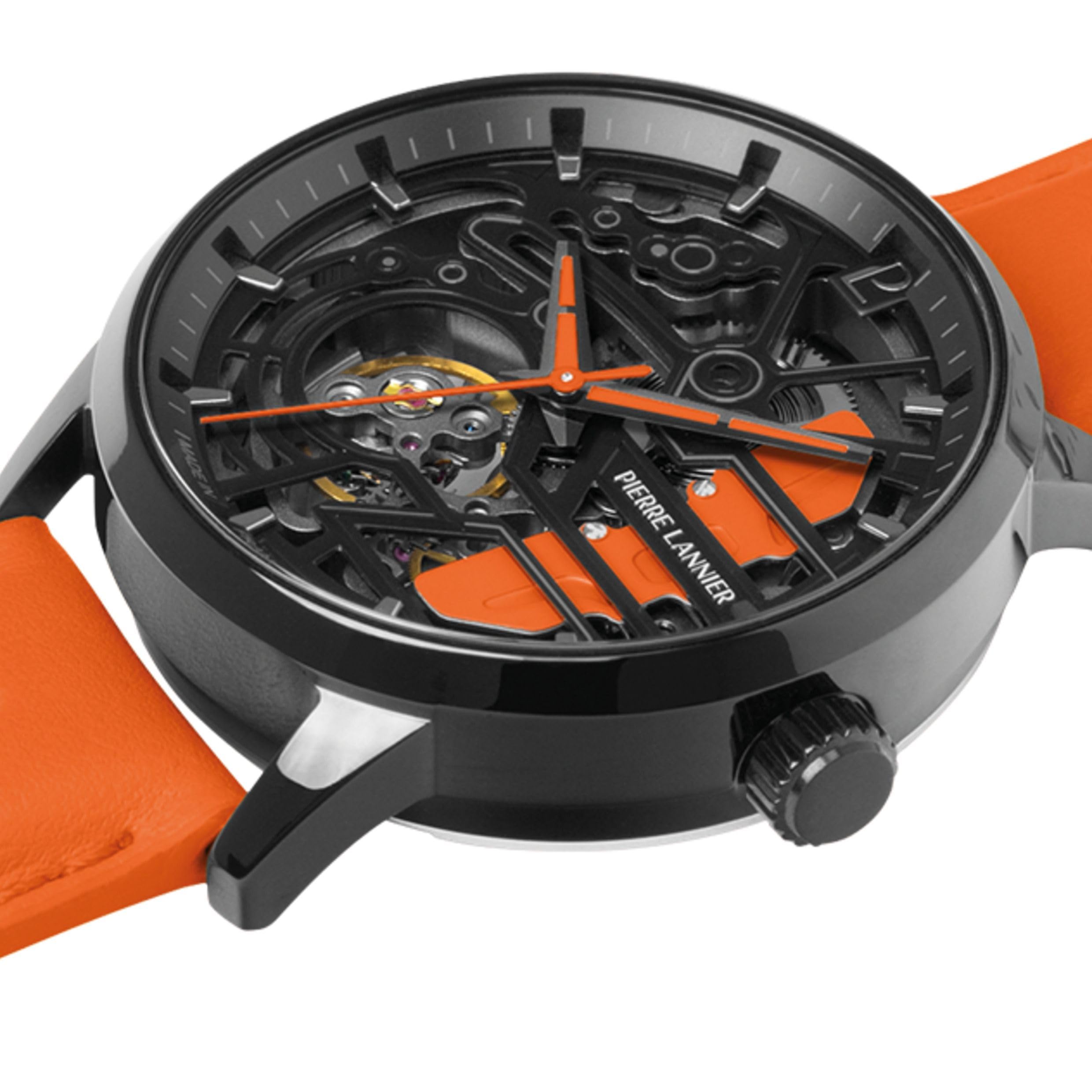 Pierre Lannier Paddock Orologio Automatico 39 mm Acciaio