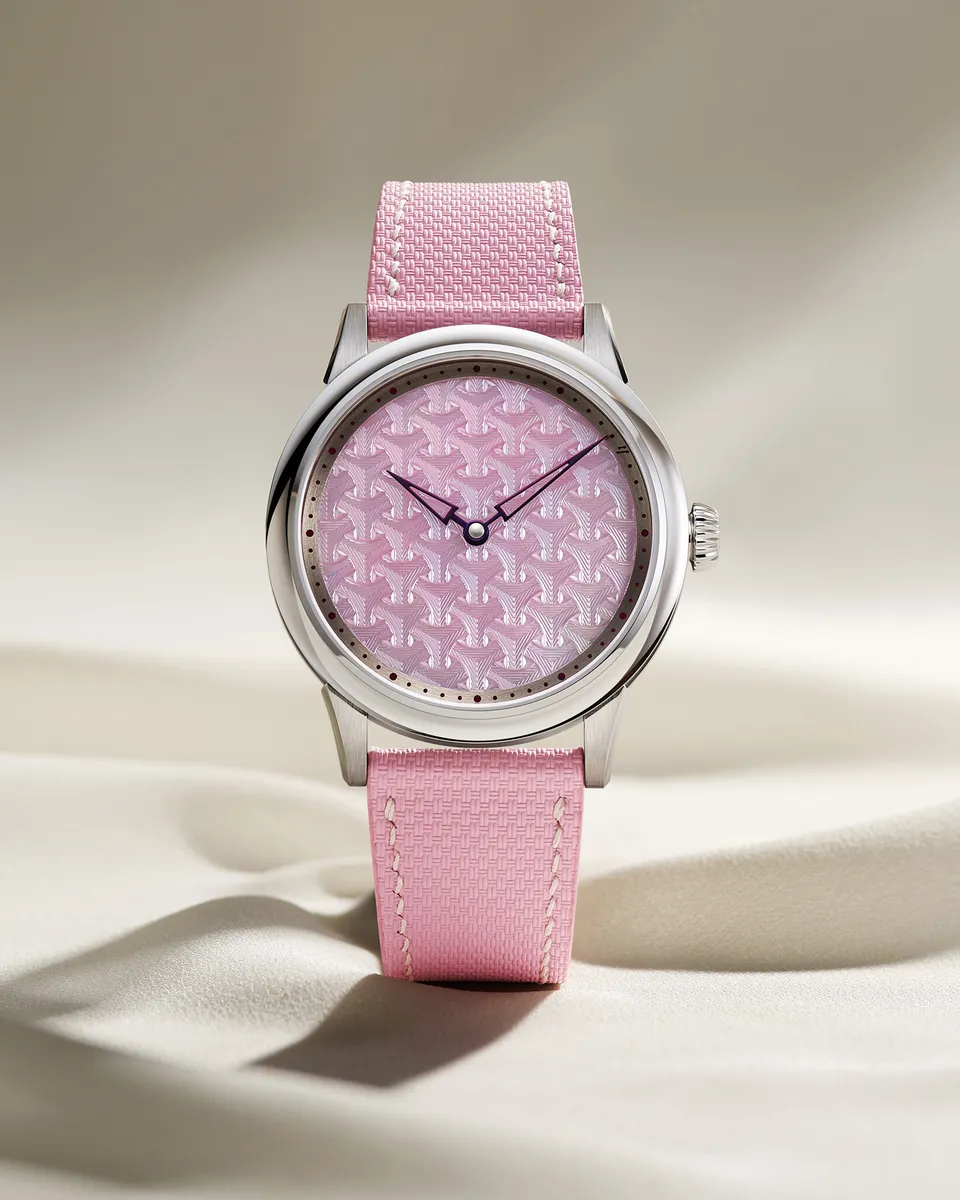 Selten Jui Bauhinia orologio rosa madreperla