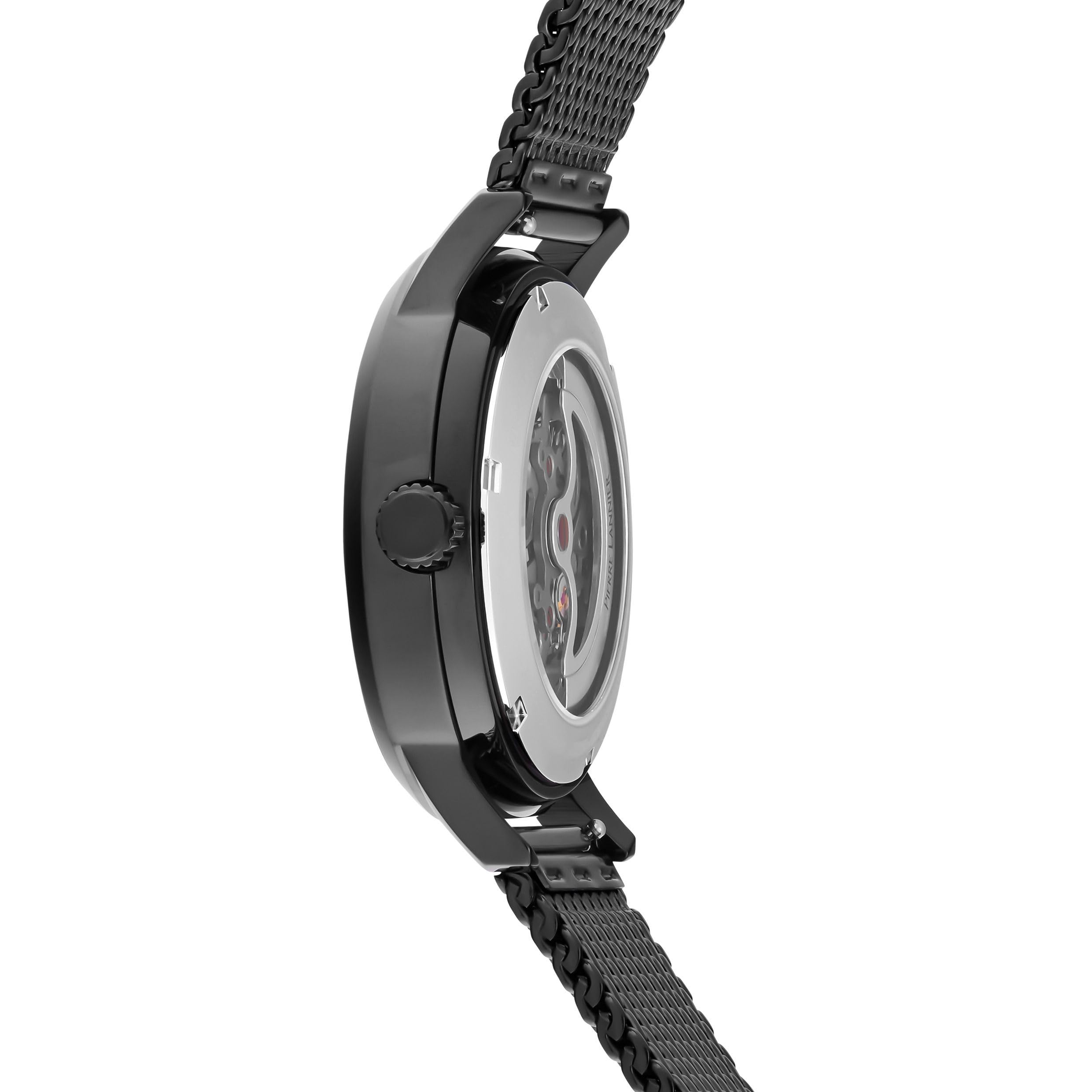Pierre Lannier Paddock orologio automatico 43 mm acciaio