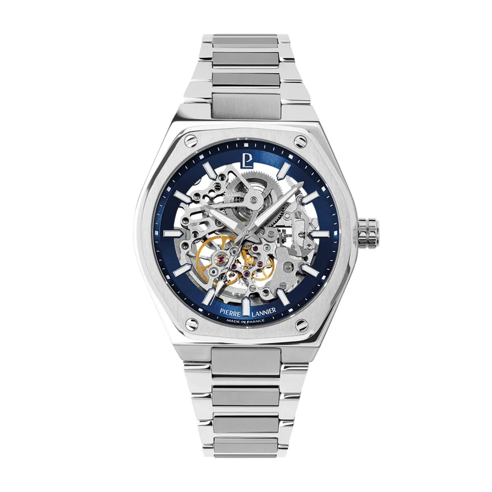 Pierre Lannier Automatic Orologio Automatico 42,5 mm Acciaio