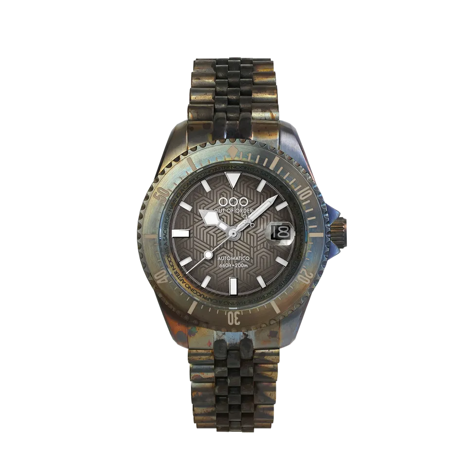 Out Of Order Diverissimo Azteco Sand orologio subacqueo 42 mm