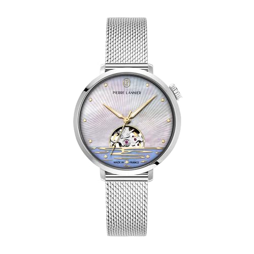 Pierre Lannier Australe Orologio Automatico 35 mm Acciaio
